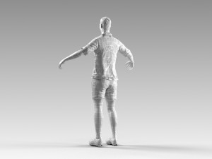 soccerer rigged pbr 3D Model