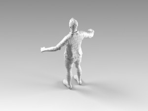 soccerer rigged pbr 3D Model