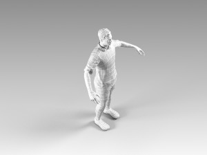 soccerer rigged pbr 3D Model