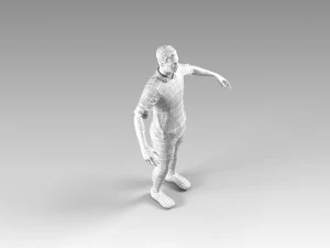 soccerer rigged pbr 3D Model