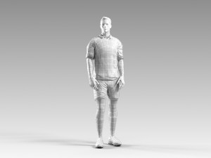 soccerer rigged pbr 3D Model