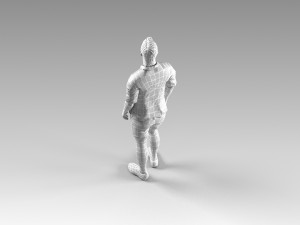 soccerer rigged pbr 3D Model