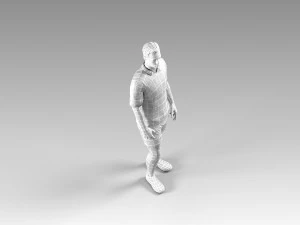 soccerer rigged pbr 3D Model