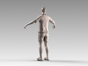 soccerer rigged pbr 3D Model