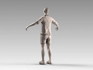 soccerer rigged pbr 3D Model