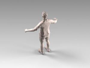 soccerer rigged pbr 3D Model