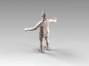 soccerer rigged pbr 3D Model