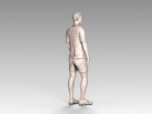 soccerer rigged pbr 3D Model