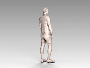 soccerer rigged pbr 3D Model