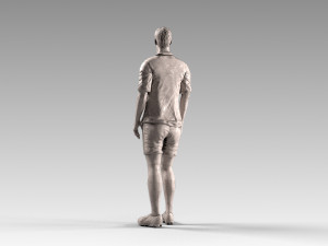 soccerer rigged pbr 3D Model