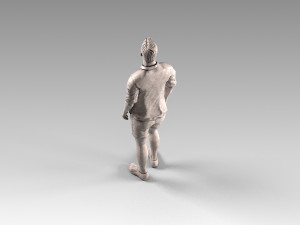 soccerer rigged pbr 3D Model