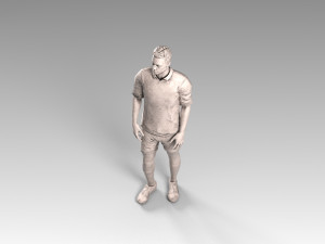 soccerer rigged pbr 3D Model