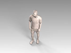 soccerer rigged pbr 3D Model