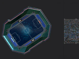 Est&aacute;dio hitech 02 Modelo 3D