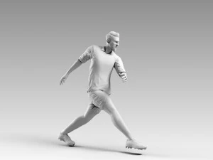 lionel messi rigged 3D Model