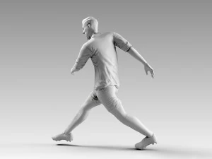 lionel messi rigged 3D Model