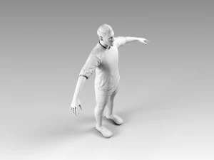 lionel messi rigged 3D Model