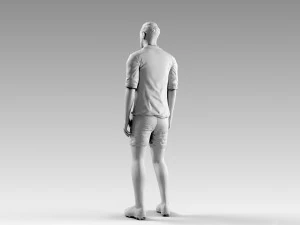lionel messi rigged 3D Model