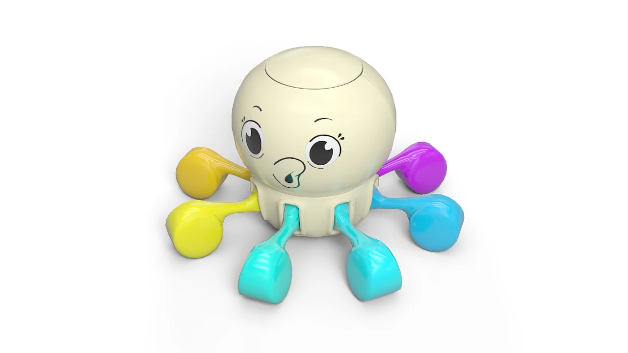 octopus toy 3D Model .c4d .max .obj .3ds .fbx .stl .blend 