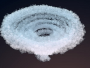 hurricane cloud 3D 模型