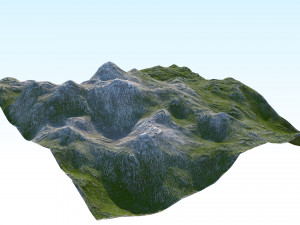 terrain 01 Modello 3D
