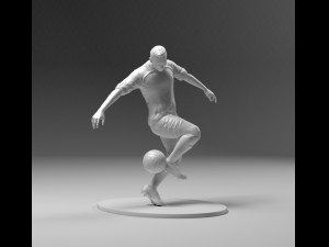 footballer heelkick 3D Print Model