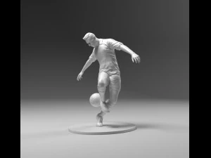 footballer heelkick 3D Print Model