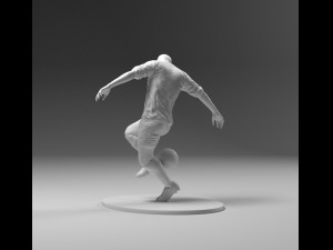 footballer heelkick 3D 打印模型