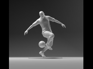 footballer heelkick 3D 打印模型