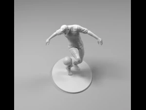 footballer heelkick 3D Print Model