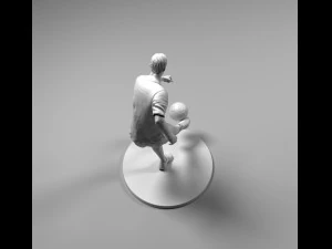footballer footstrike 2021 01 3D Print Model