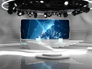 broadcast studio 23 3D Модель