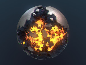 neutrino pbr Modello 3D