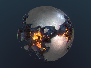 neutrino pbr Modello 3D