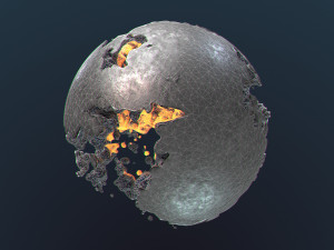neutrino pbr Modello 3D