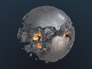 neutrino pbr Modello 3D