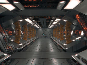 starship tunnel 3D Model