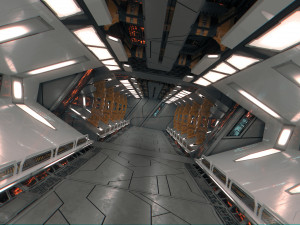 starship tunnel 3D 모델
