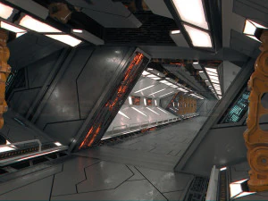 starship tunnel 3D Model