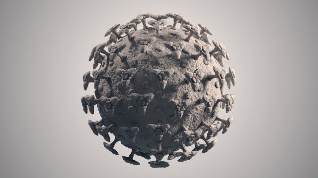 omicron virus 3D 打印模型 .c4d .max .obj .3ds .fbx .stl .blend 