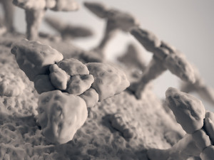 omicron virus 3D 打印模型