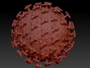 omicron virus 3D 打印模型