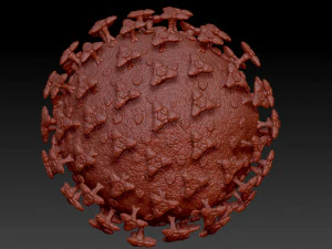 omicron virus 3D Print Model