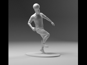 Soccerer 03 Headkick 02 3D Print Model