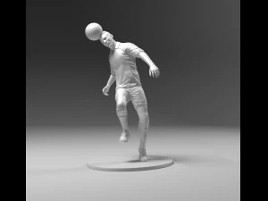 Soccerer 03 Headkick 02 3D Print Model