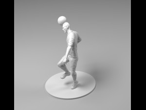 Soccerer 03 Headkick 02 3D Baskı Modeli
