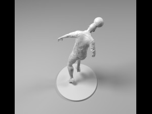 Soccerer 03 Headkick 02 3D Baskı Modeli