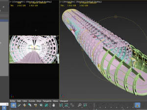Carga Frete Interior PBR Modelo 3D