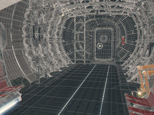 Cargo Freight Interior PBR 3D Model