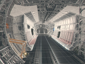 Cargo Freight Interior PBR 3D Model
